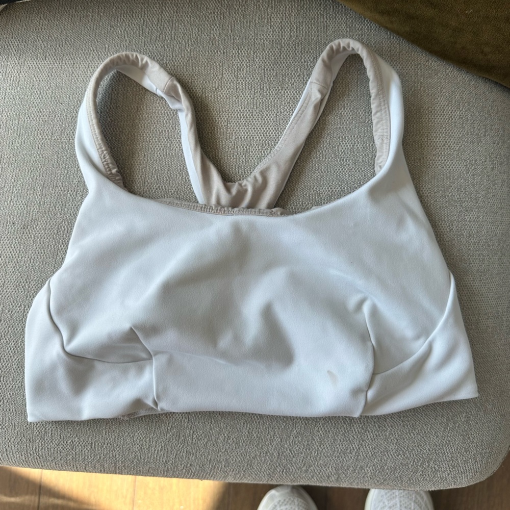 Lululemon White Sports Bra
